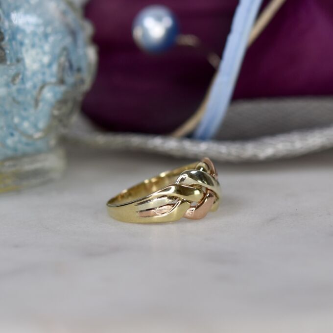 Puzzle Style Ring in 9ct Gold