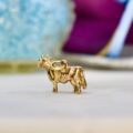 Dairy Cow Charm Pendant in 9ct Gold