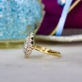 Pear Cluster Ring in 9ct Gold