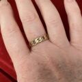 Chain Design Band Ring in 9ct Gold