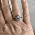 Pear Cluster Ring in 9ct Gold