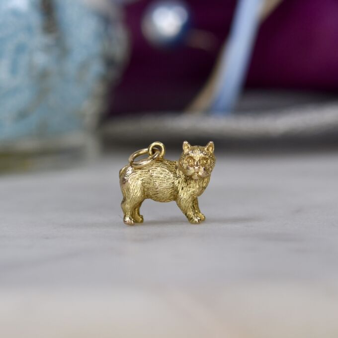 Manx Cat in 9ct Gold