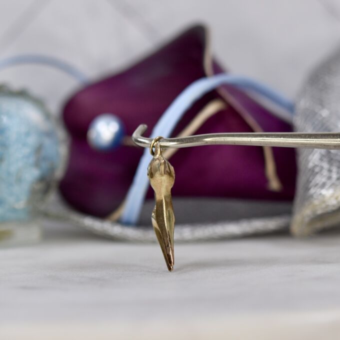 Cute Deer Fawn Charm in 9ct Gold