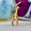 Giraffe Charm Pendant in 9ct Gold