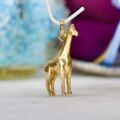 Giraffe Charm Pendant in 9ct Gold