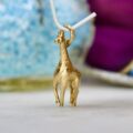 Giraffe Charm Pendant in 9ct Gold