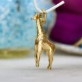 Giraffe Charm Pendant in 9ct Gold
