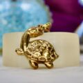 Tortoise Character Pendant in 9ct Gold