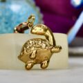 Tortoise Character Pendant in 9ct Gold