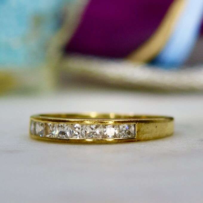 Channel Set Ring in 9ct Gold