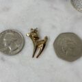 Cute Deer Fawn Charm in 9ct Gold