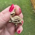 Tortoise Character Pendant in 9ct Gold