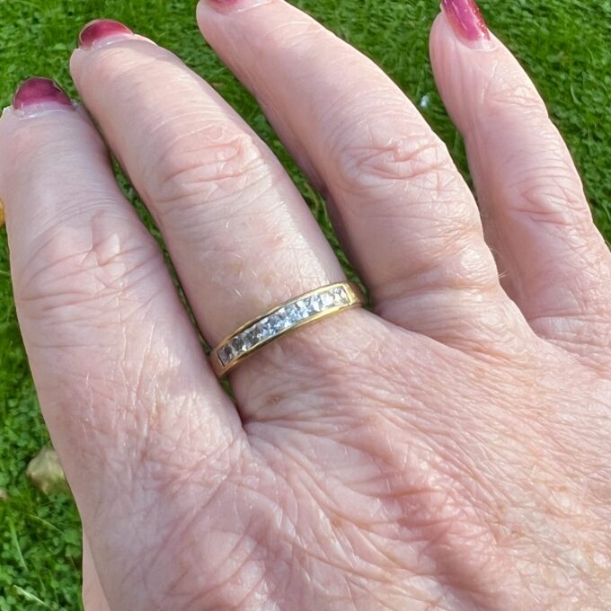 Channel Set Ring in 9ct Gold