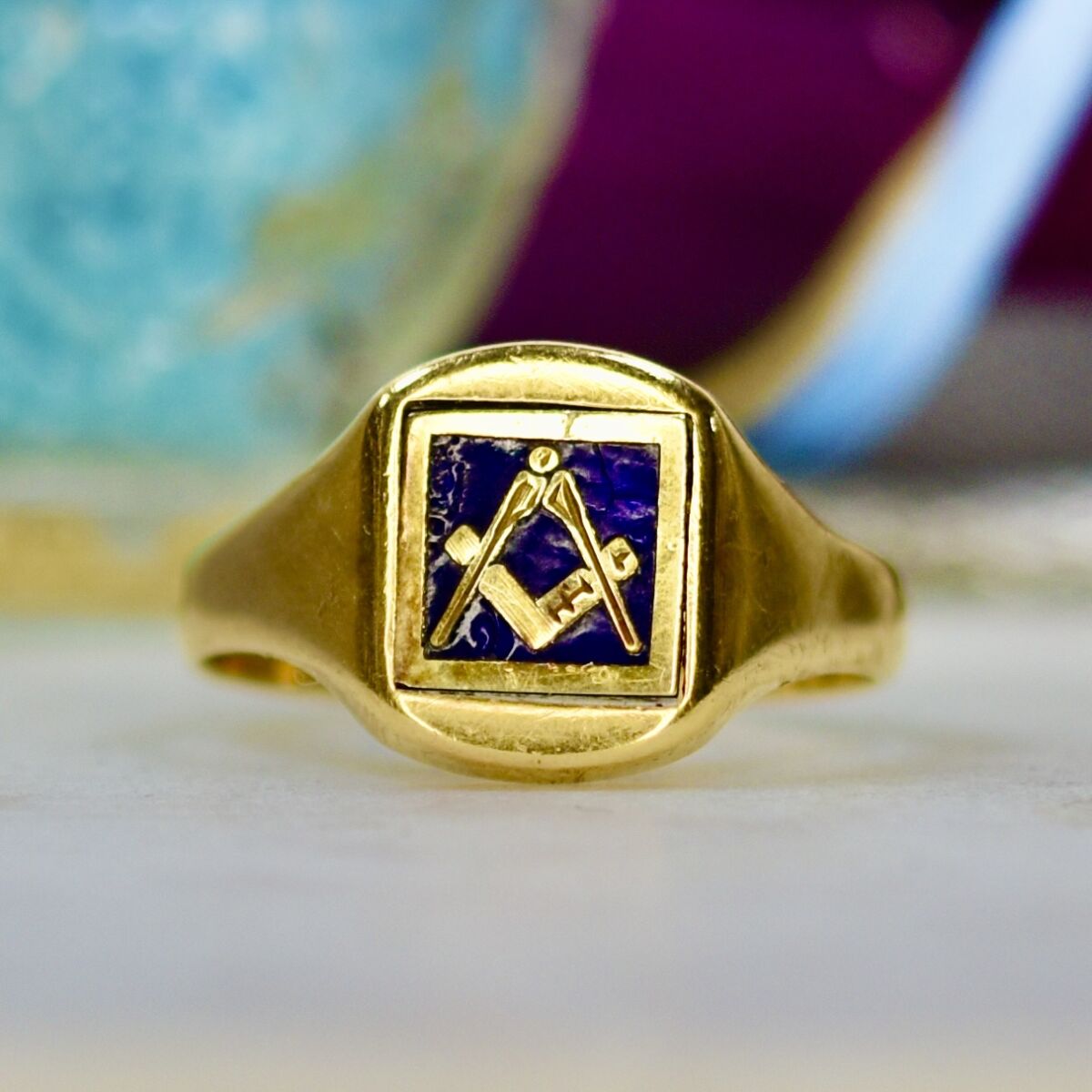 Masonic deals swivel ring