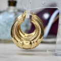 Bold Hoop Earrings in 9ct Gold