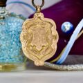 Shield Medallion Pendant in 9ct Gold
