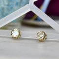 Brilliant CZ Stud Earrings in 9ct Gold