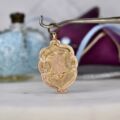 Shield Medallion Pendant in 9ct Gold
