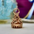 Fixed Fob with Carnelian in 9ct Rose Gold