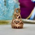 Fixed Fob with Carnelian in 9ct Rose Gold