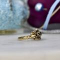 Sapphire Cluster ring in 9ct Gold