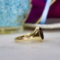 Carnelian Signet Ring in 9ct Gold