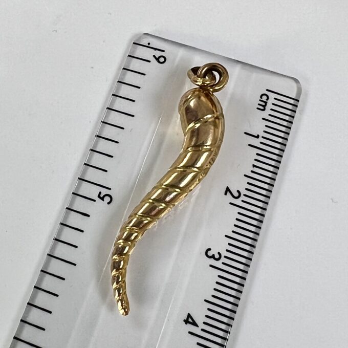 Cornicello Horn in 9ct Gold