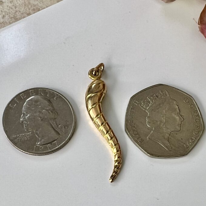 Cornicello Horn in 9ct Gold
