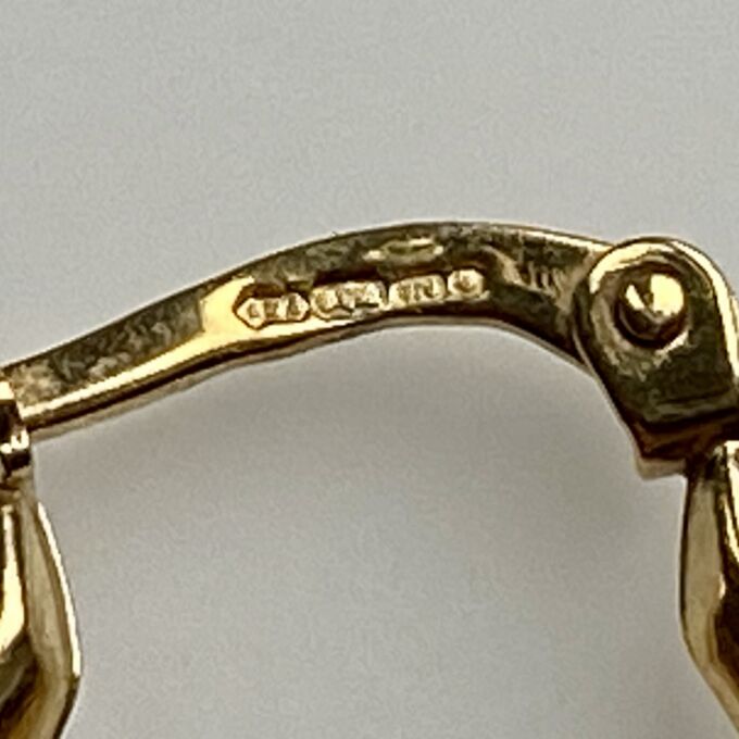 Handbag Earrings in 9ct Gold