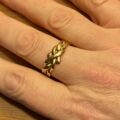 Four Piece Puzzle Ring in 9ct Gold