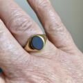 Carnelian Signet Ring in 9ct Gold