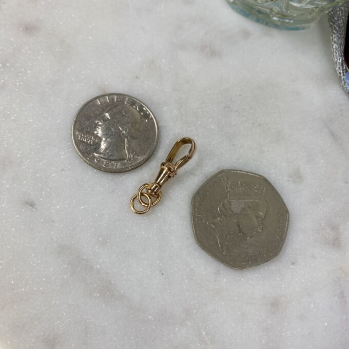 Dog Clip in 9ct Rose Gold