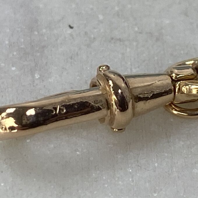 Dog Clip in 9ct Rose Gold