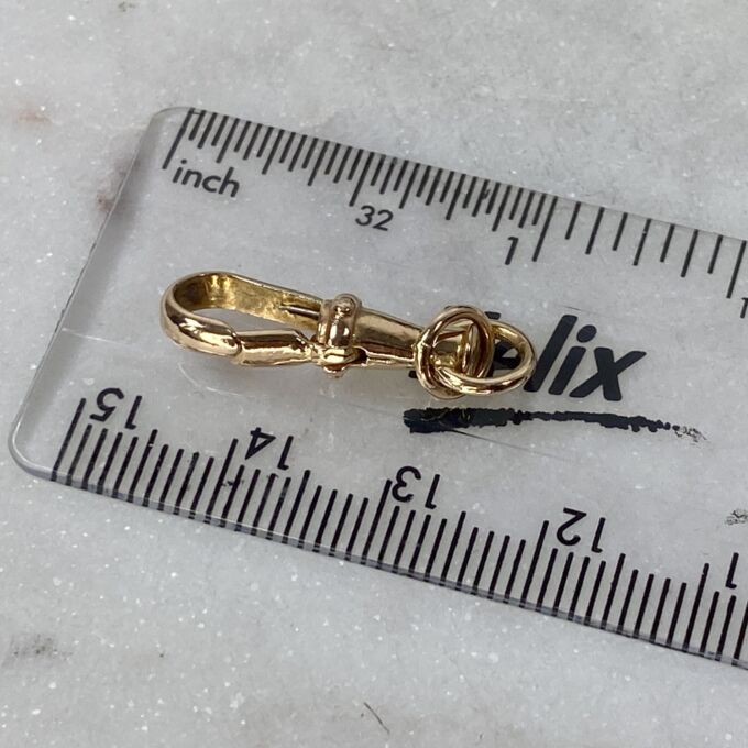 Dog Clip in 9ct Rose Gold