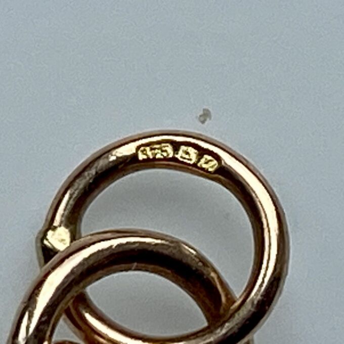 Dog Clip in 9ct Rose Gold