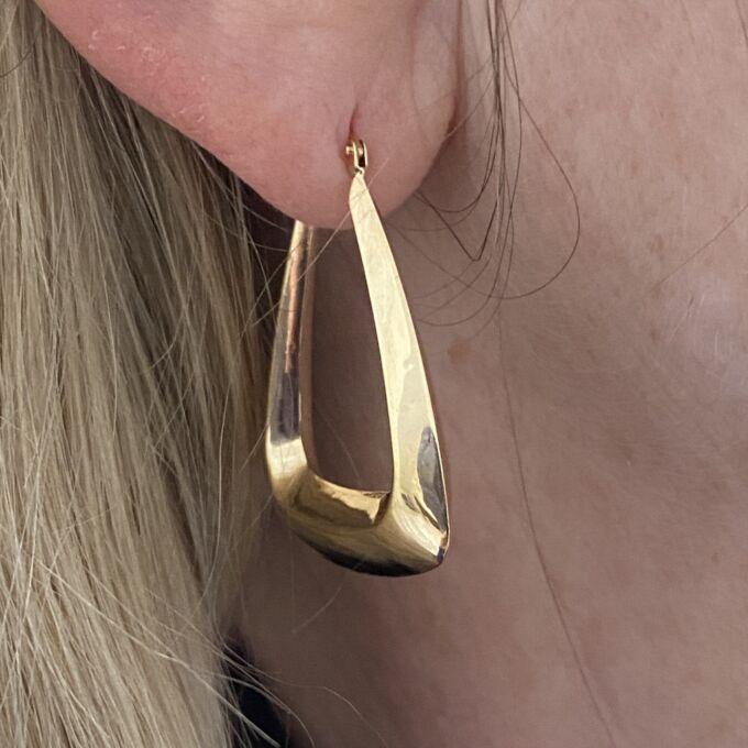 Handbag Earrings in 9ct Gold