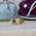 Ornate Buckle Ring in 9ct Gold