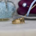 Ornate Buckle Ring in 9ct Gold