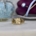 Ornate Buckle Ring in 9ct Gold
