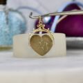 I Love You Heart Spinner Pendant in 9ct Gold