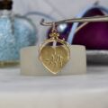 I Love You Heart Spinner Pendant in 9ct Gold