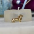 Daschund Charm Pendant in 9ct Gold