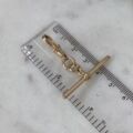 T Bar Dog Clip Combination Pendant in 9ct Gold