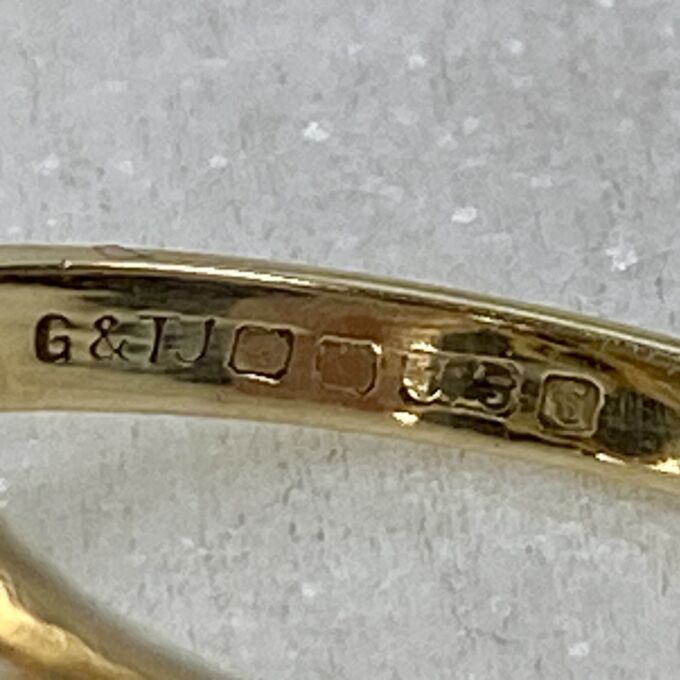 Topaz and Sapphire Ring in 9ct Gold