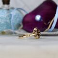 Garnet Cluster Ring in 9ct Gold