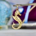 Seahorse Charm Pendant in 9ct Gold