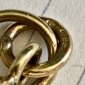 Huge Heavyweight T or Albert Bar Pendant in 9ct Gold