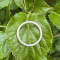 Diamond Circle Pendant Necklace in 9ct Gold