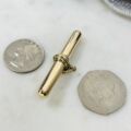 Huge Heavyweight T or Albert Bar Pendant in 9ct Gold