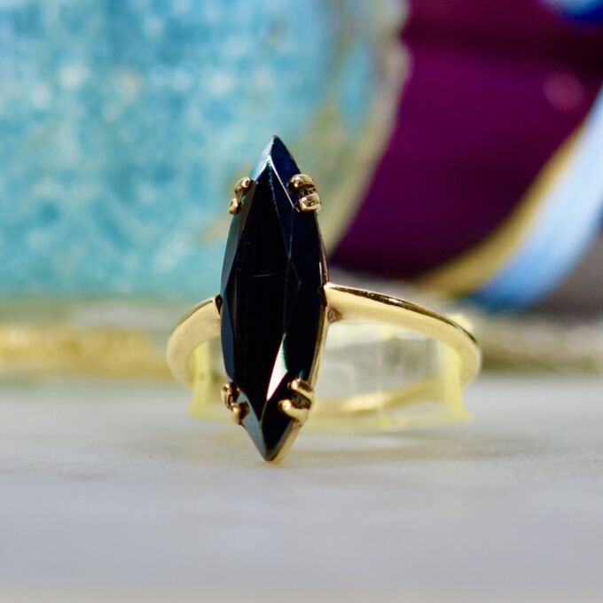 Hematite Ring in 10ct Gold